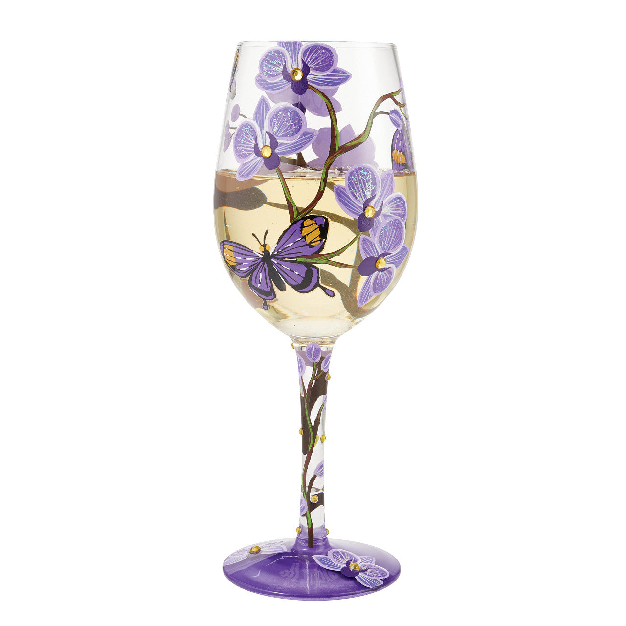 Butterfly Jubilee Wine Glass
