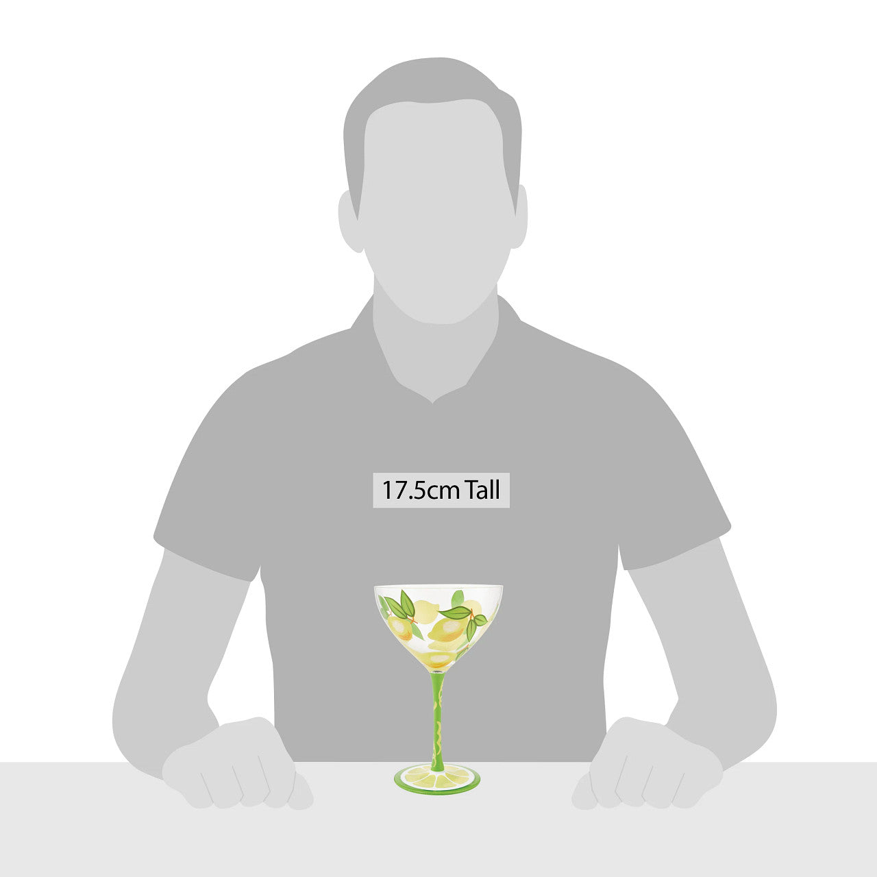 Lemon Drop Cocktail Glass
