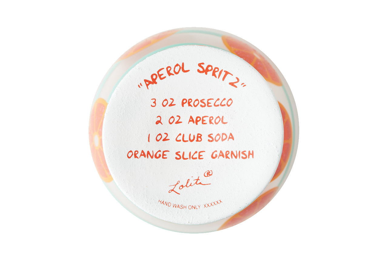 Aperol Spritz Cocktail Glass