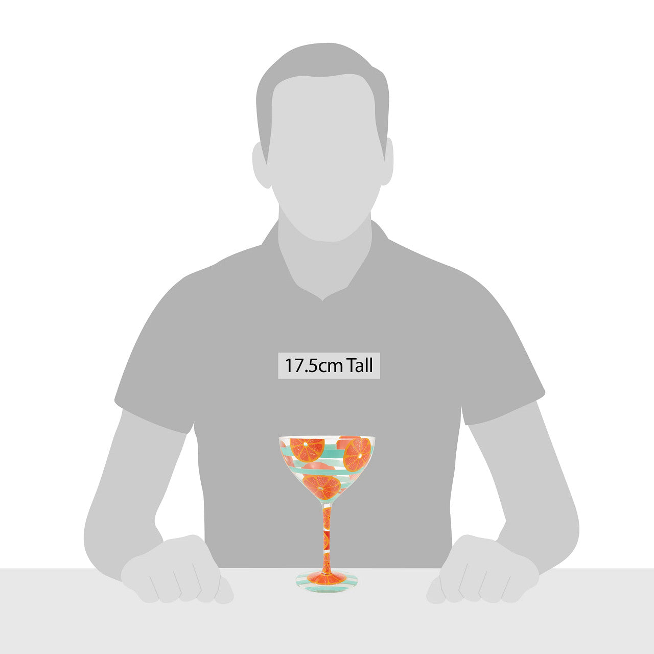 Aperol Spritz Cocktail Glass