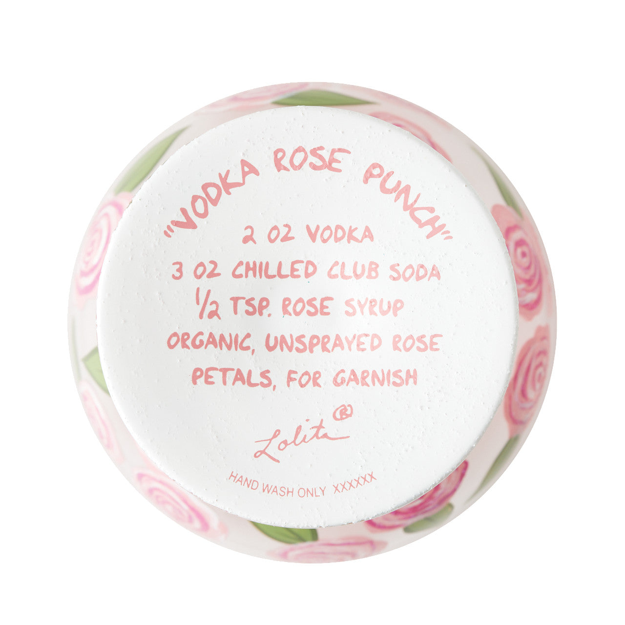 Vodka Rose Puch Cocktail Glass
