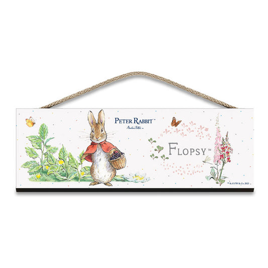 Beatrix Potter - Flopsy Standing (Wooden Sign)