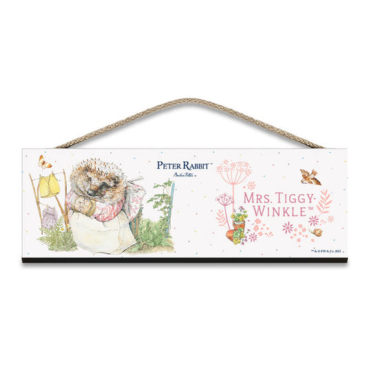 Beatrix Potter - Mrs Tiggy-Winkle (Wooden Sign)