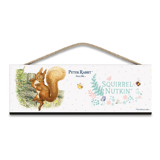 Beatrix Potter - Squirrel Nutkin (Wooden Sign)