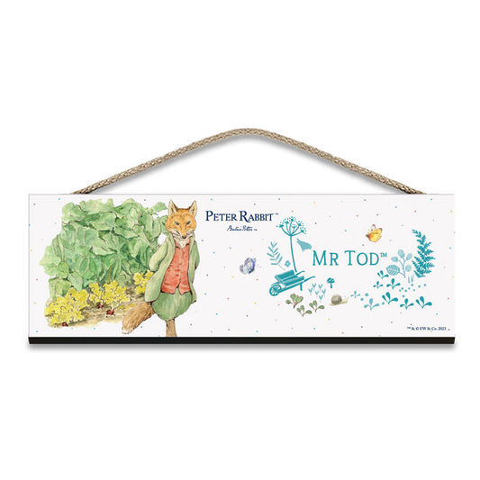 Beatrix Potter - Mr Tod (Wooden Sign)