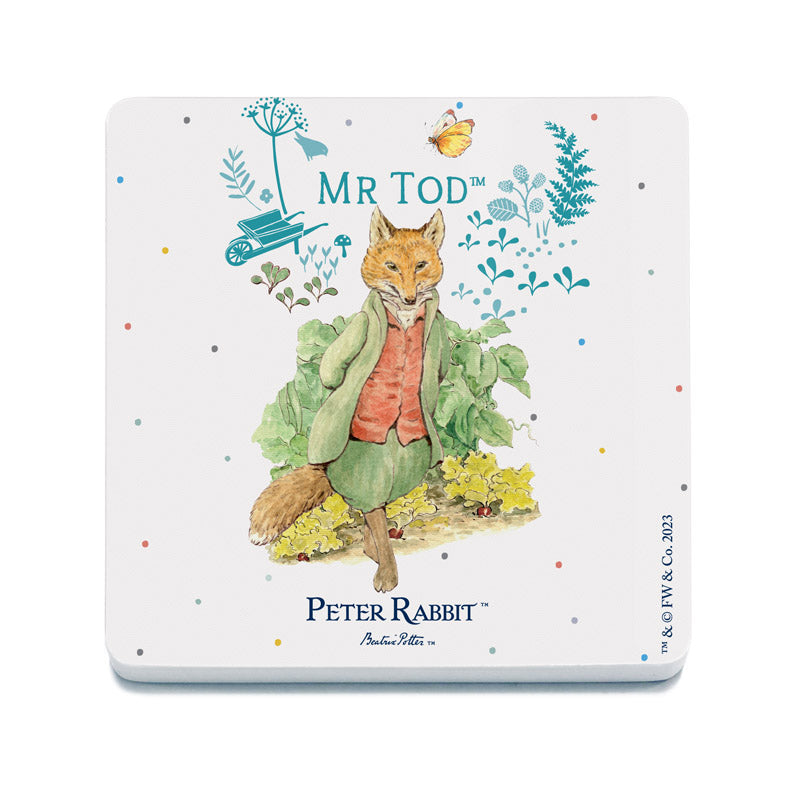 Beatrix Potter - Mr Tod (Drinks Coaster)