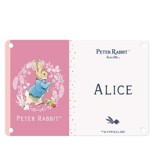 Beatrix Potter - Peter Rabbit - Alice (Named Sign)