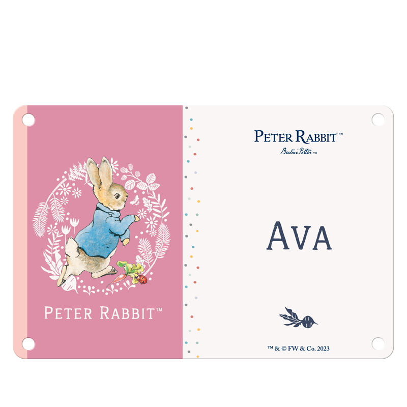 Beatrix Potter - Peter Rabbit - Ava (Named Sign)