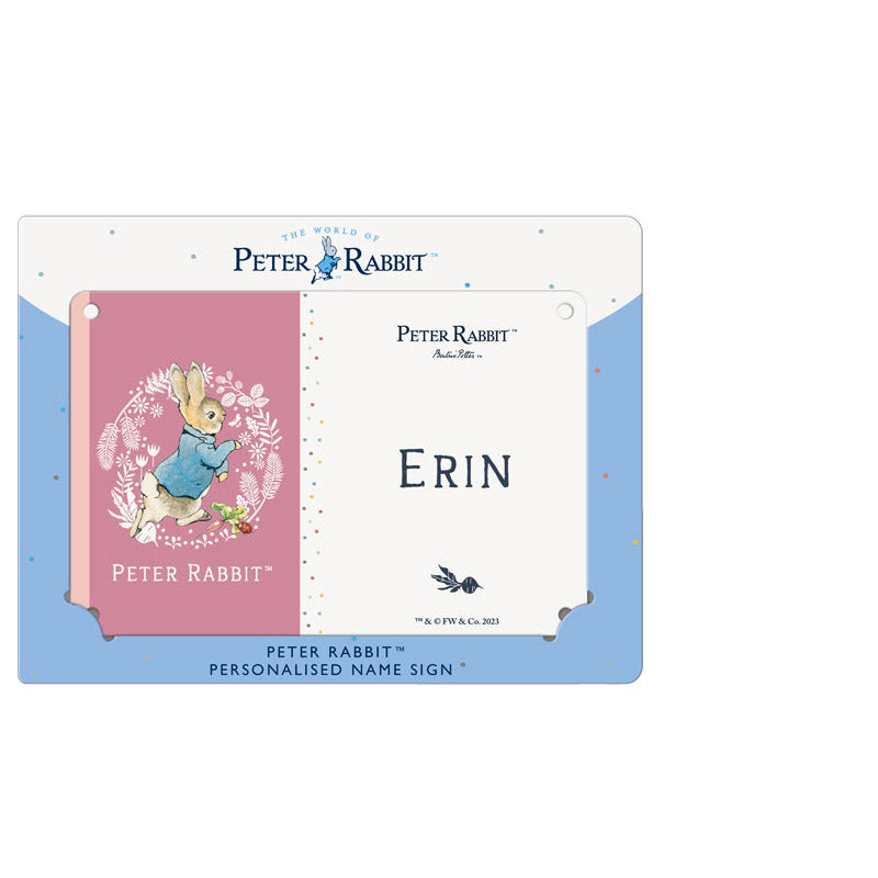 Beatrix Potter - Peter Rabbit - Erin (Named Sign)
