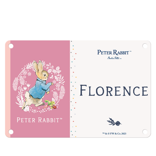 Beatrix Potter - Peter Rabbit - Florence (Named Sign)