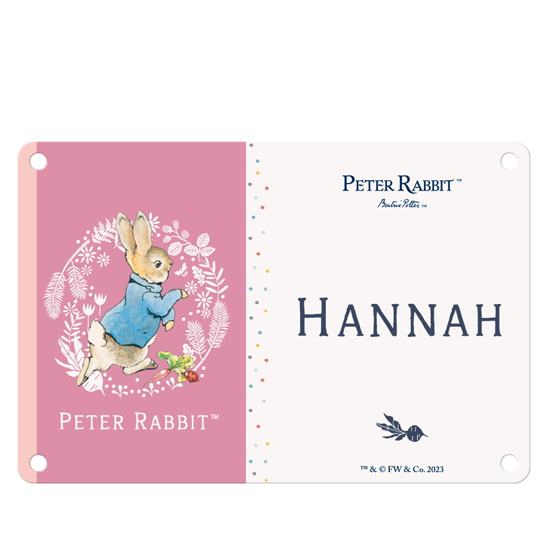 Beatrix Potter - Peter Rabbit - Hannah (Named Sign)