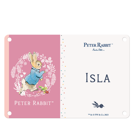 Beatrix Potter - Peter Rabbit - Isla (Named Sign)