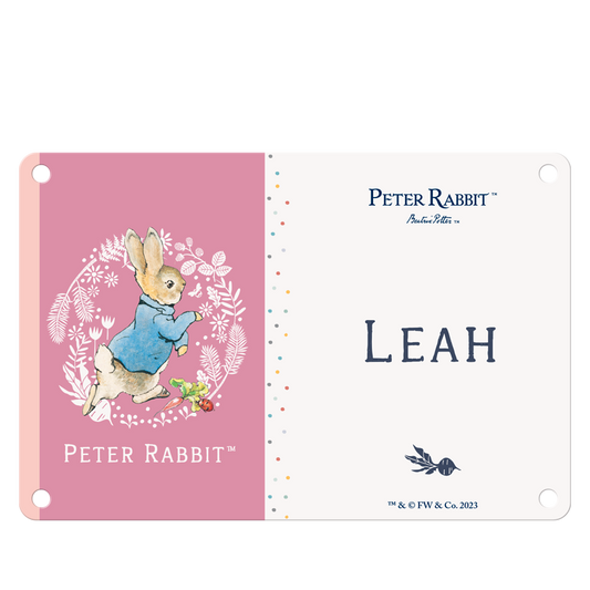Beatrix Potter - Peter Rabbit - Leah (Named Sign)