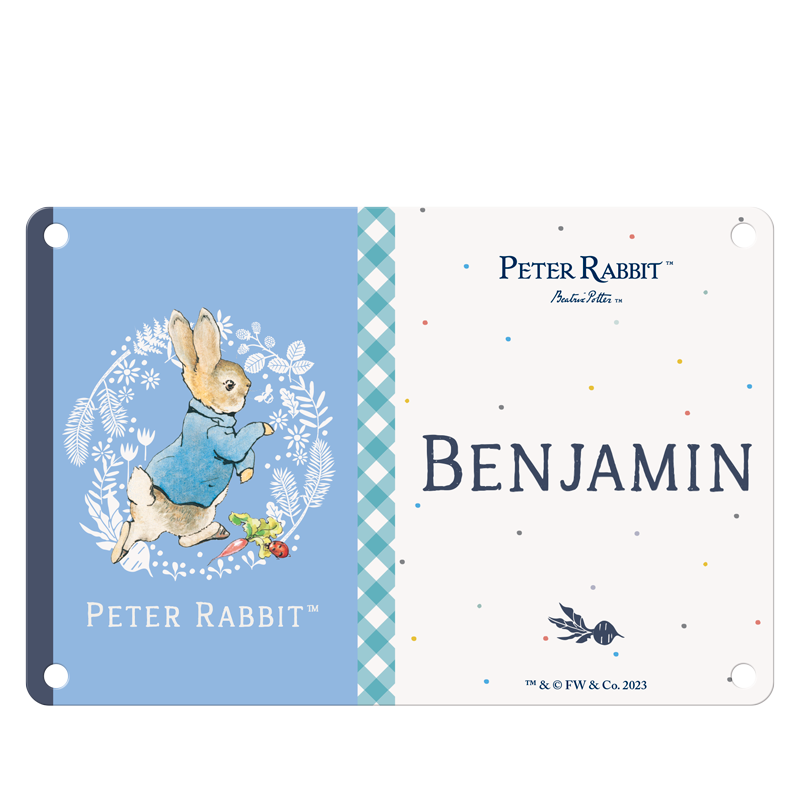 Beatrix Potter - Peter Rabbit - Benjamin (Named Sign)
