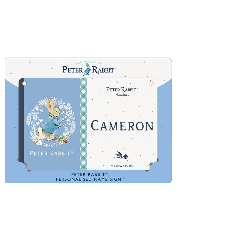 Beatrix Potter - Peter Rabbit - Cameron (Named Sign)