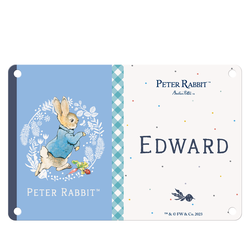Beatrix Potter - Peter Rabbit - Edward (Named Sign)