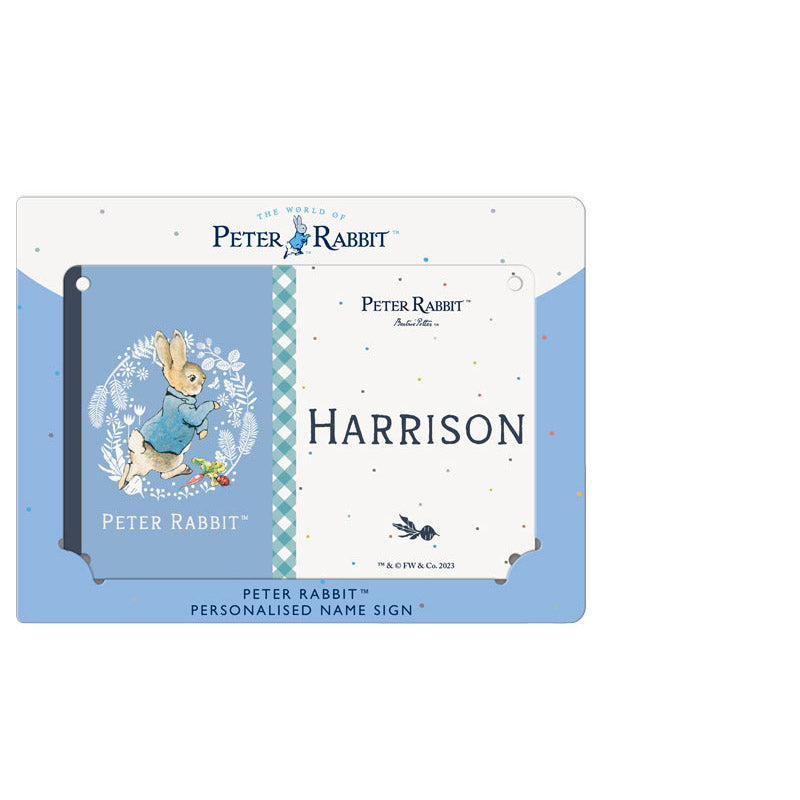 Beatrix Potter - Peter Rabbit - Harrison (Named Sign)