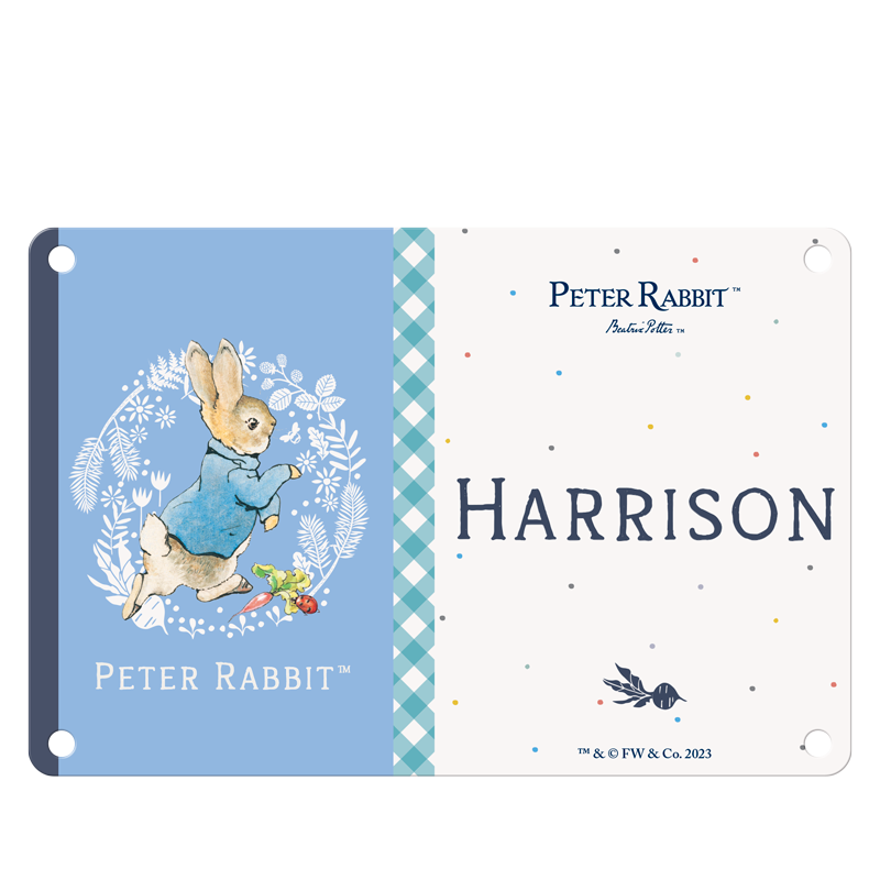 Beatrix Potter - Peter Rabbit - Harrison (Named Sign)
