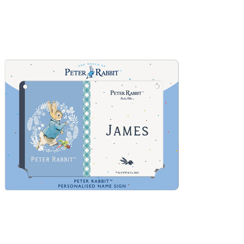 Beatrix Potter - Peter Rabbit - James (Named Sign)