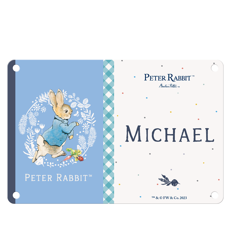 Beatrix Potter - Peter Rabbit - Michael (Named Sign)
