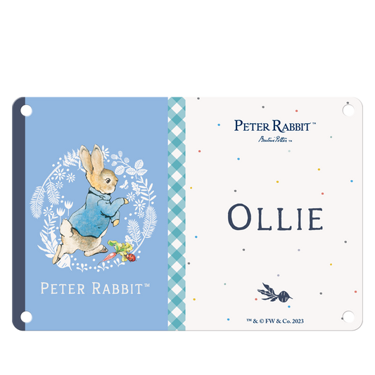 Beatrix Potter - Peter Rabbit - Ollie (Named Sign)