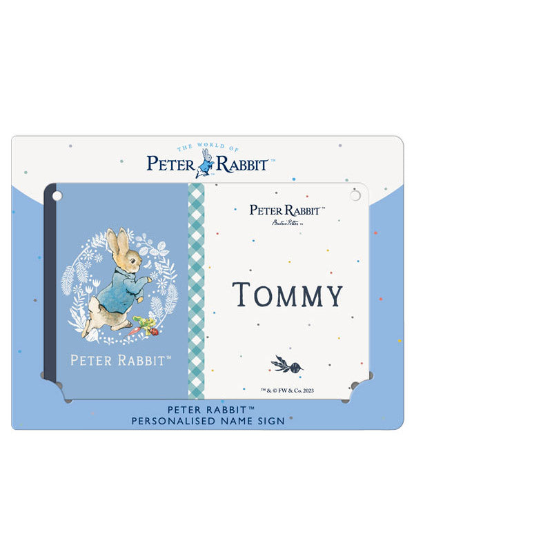 Beatrix Potter - Peter Rabbit - Tommy (Named Sign)