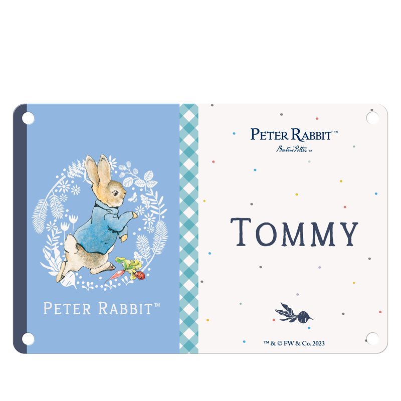 Beatrix Potter - Peter Rabbit - Tommy (Named Sign)