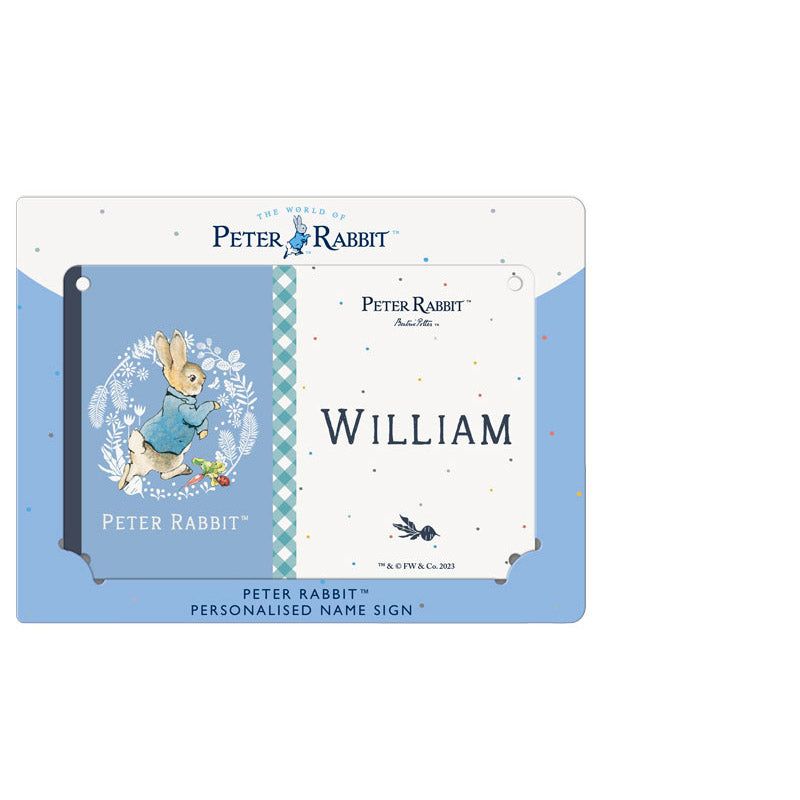 Beatrix Potter - Peter Rabbit - William (Named Sign)