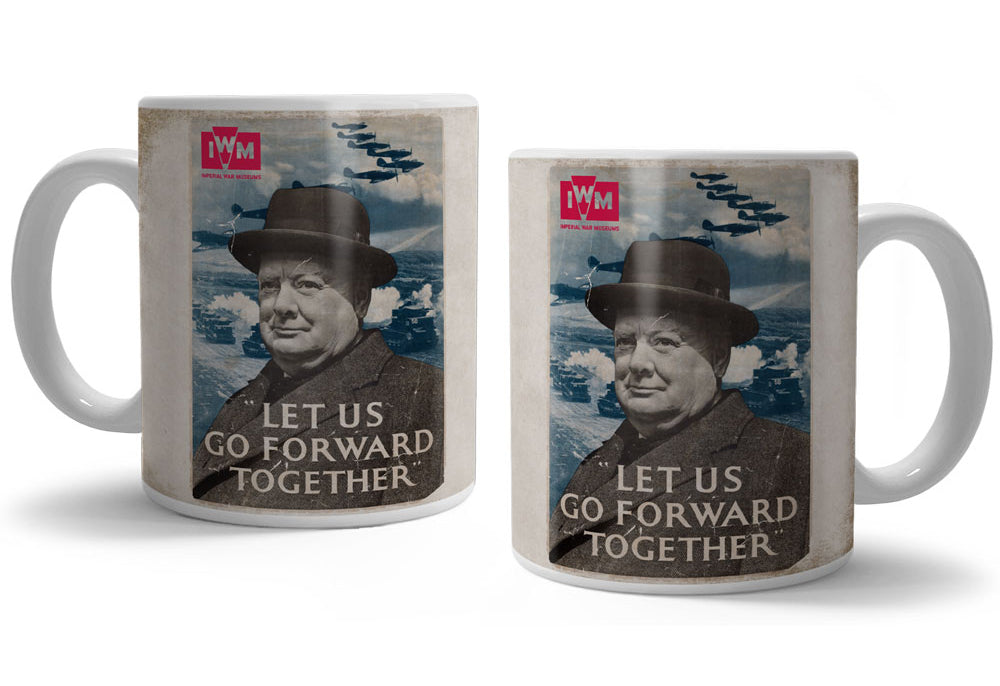 Churchill - Let Us Go Forward Together Mug