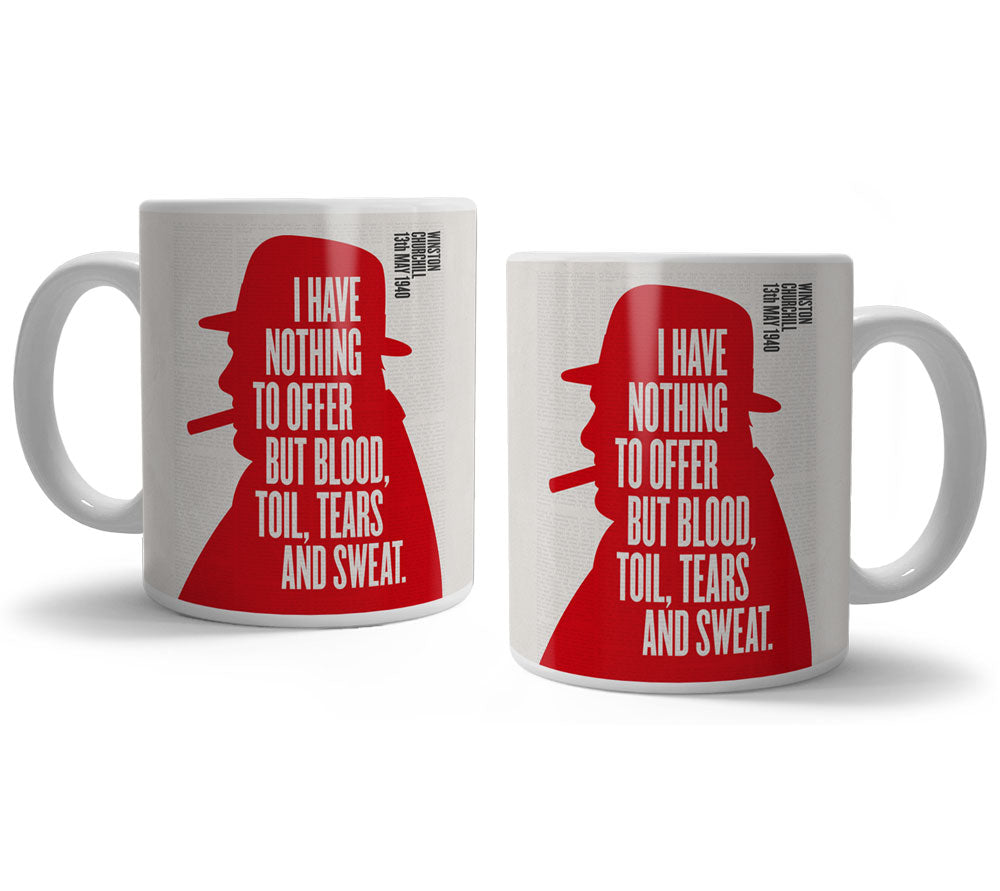 Churchill - Blood Toil Tears and Sweat Mug