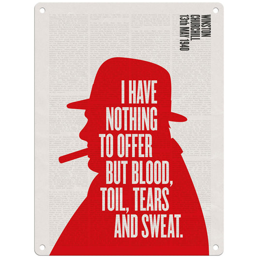 Churchill - Blood Toil Tears and Sweat (Small)