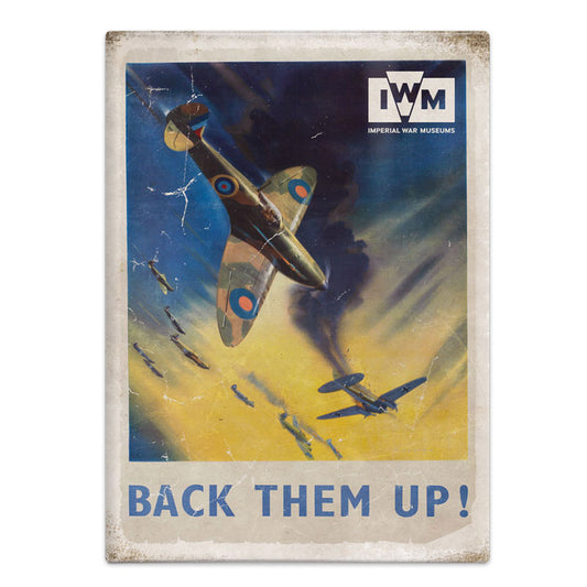 Back Them Up! RAF Spitfire (Fridge Magnet)