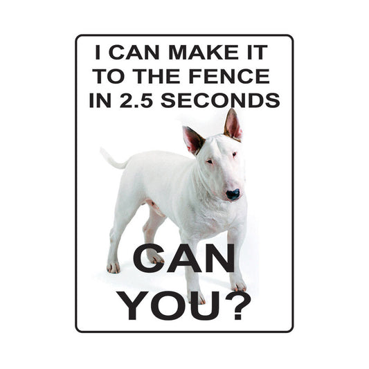 I can make it to the fence in 2.5 seconds (Small)