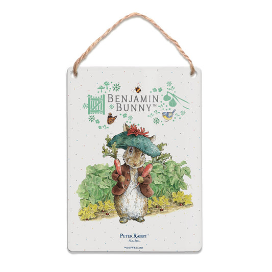 Beatrix Potter - Benjamin Bunny and Carrots (Dangler Sign)
