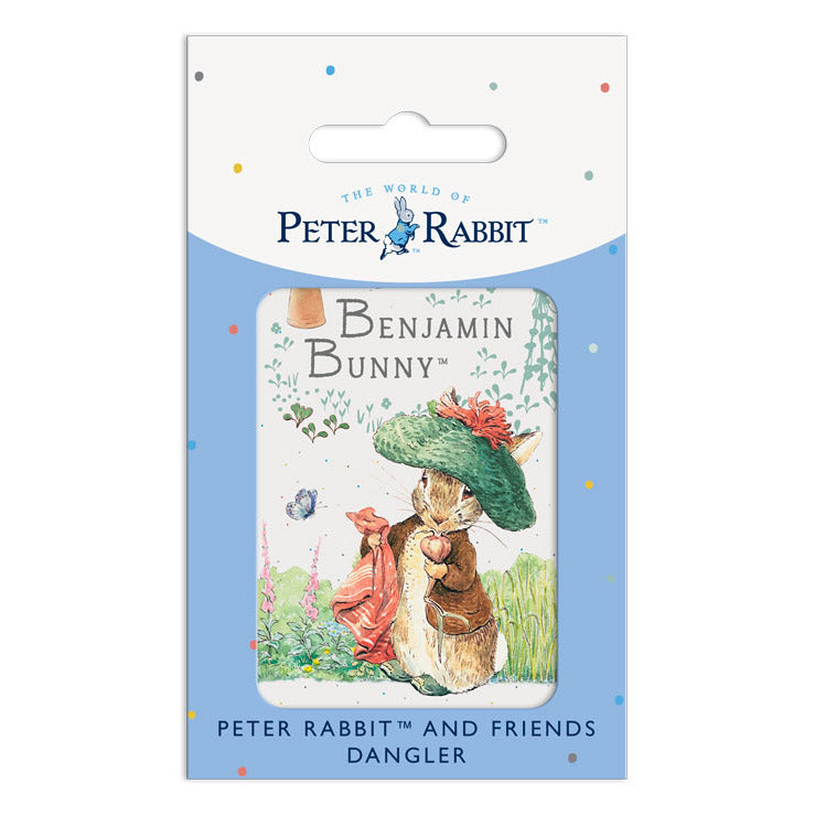 Beatrix Potter - Benjamin Bunny and Handkerchief (Dangler Sign)