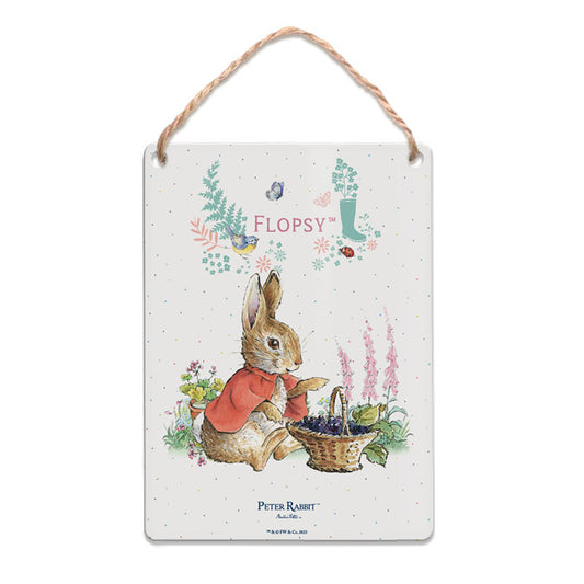 Beatrix Potter - Flopsy Sitting (Dangler Sign)