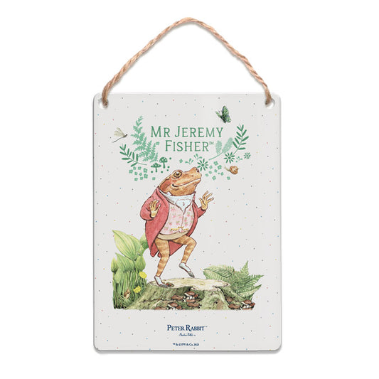 Beatrix Potter - Mr Jeremy Fisher (Dangler Sign)