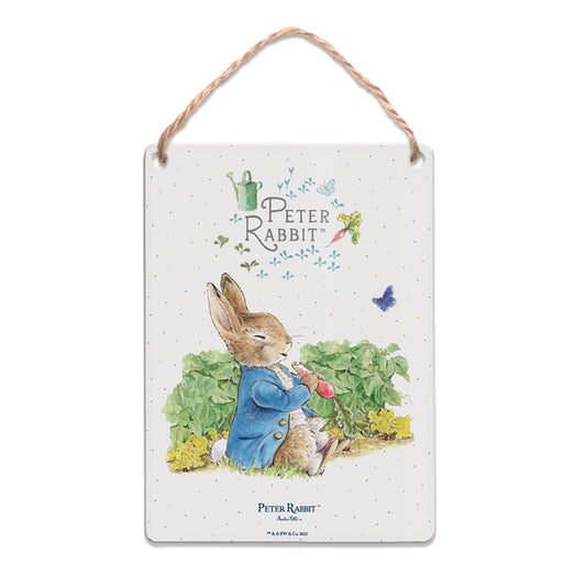 Beatrix Potter - Peter Rabbit and Radish (Dangler Sign)