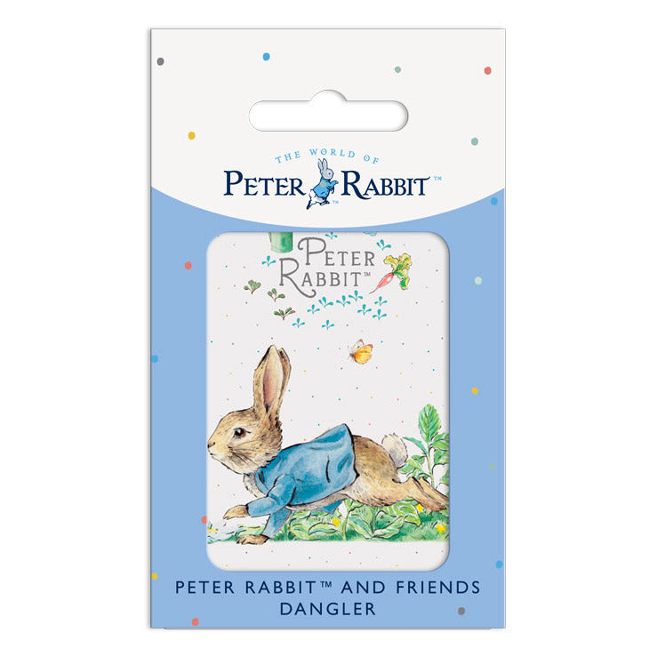 Beatrix Potter - Peter Rabbit Running (Dangler Sign)
