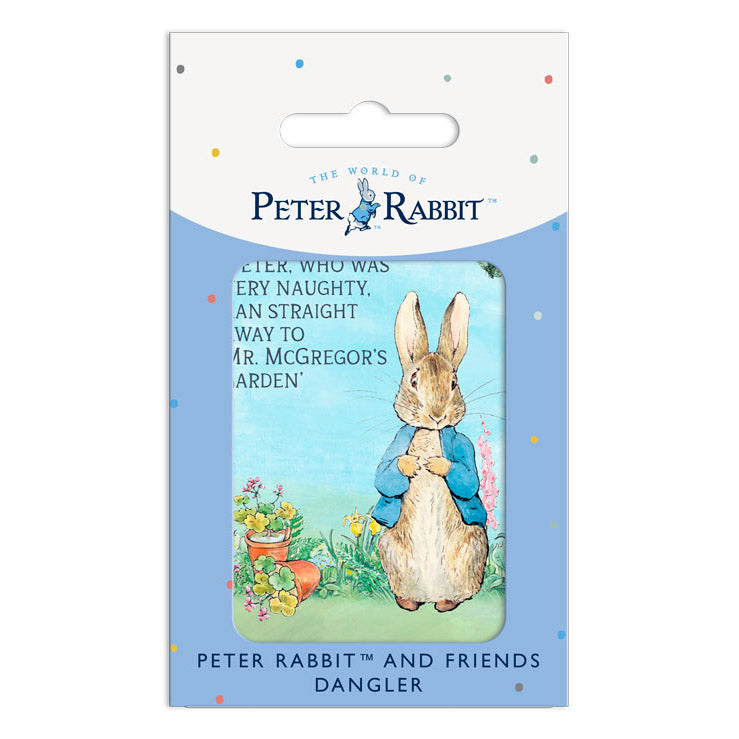 Beatrix Potter - Peter Rabbit - Peter, who was very naughty… (Dangler Sign)