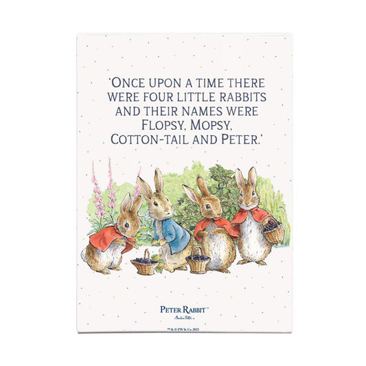 Beatrix Potter - 'Once Upon a time there were four little rabbits… (Fridge Magnet)
