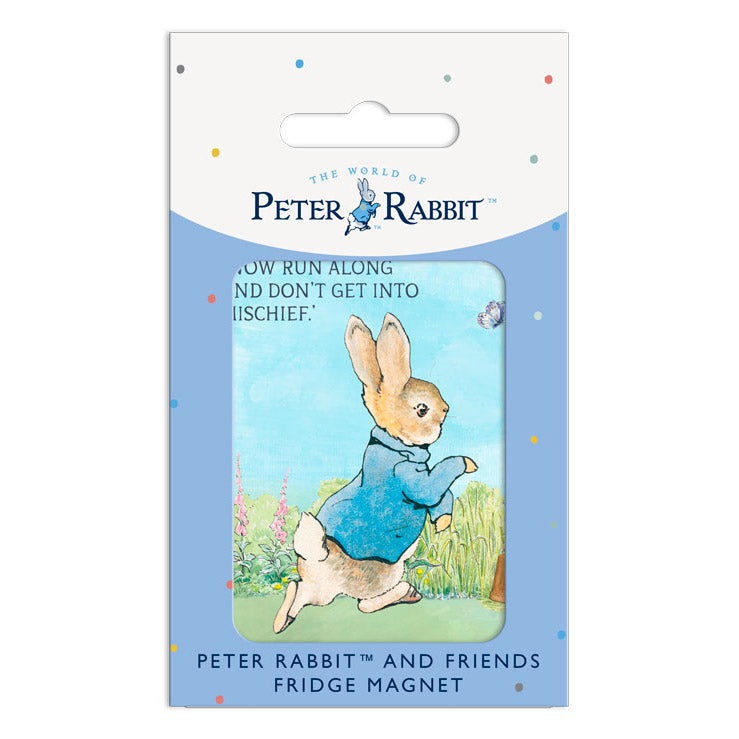Beatrix Potter - Peter Rabbit - Now run along and don't get into mischief (Fridge Magnet)