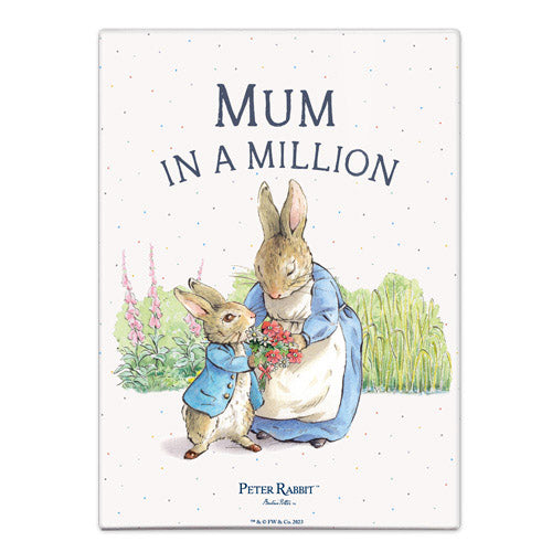 Beatrix Potter - Peter Rabbit - MUM in a MILLION (Fridge Magnet)