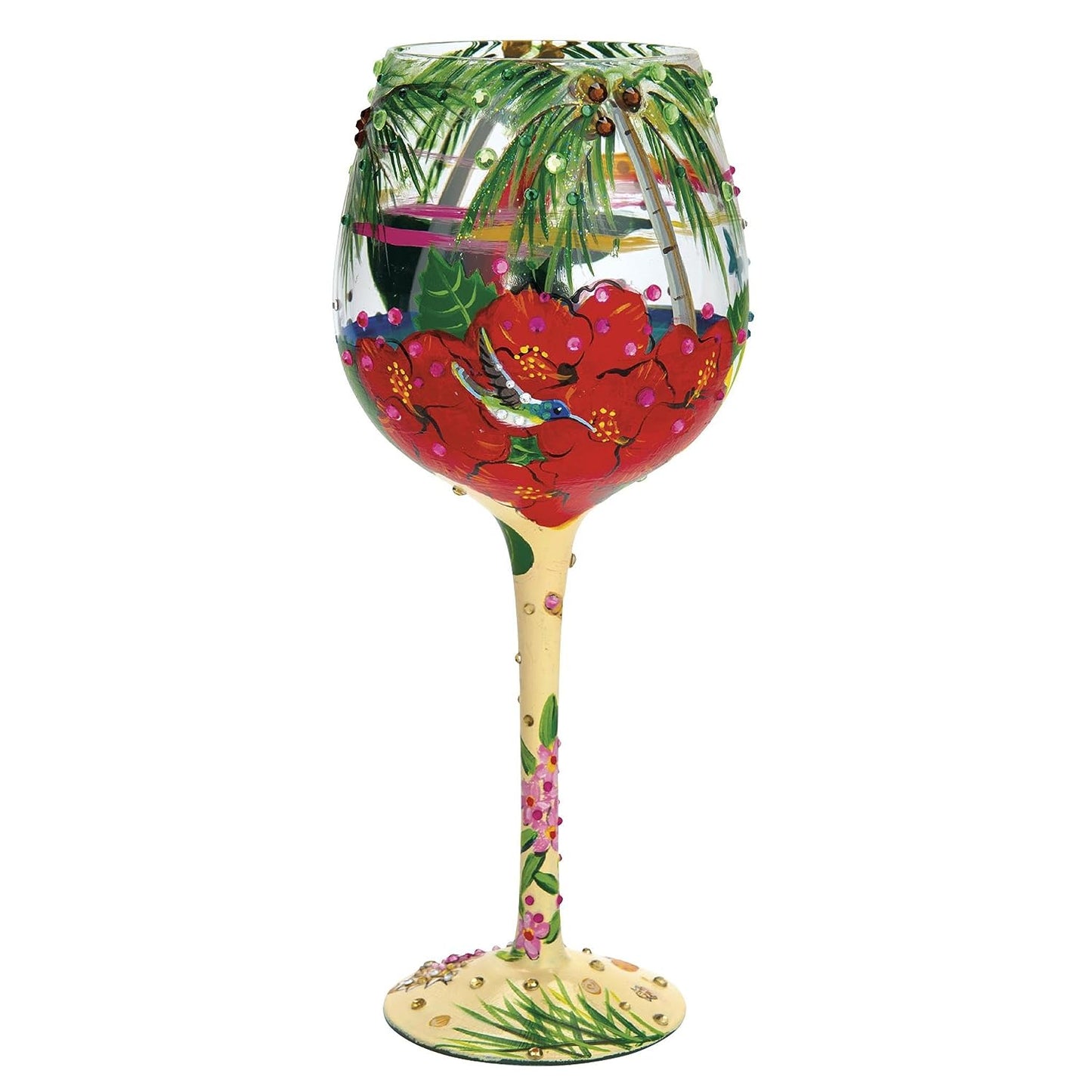 Tropical Dreams Large Wine Glass