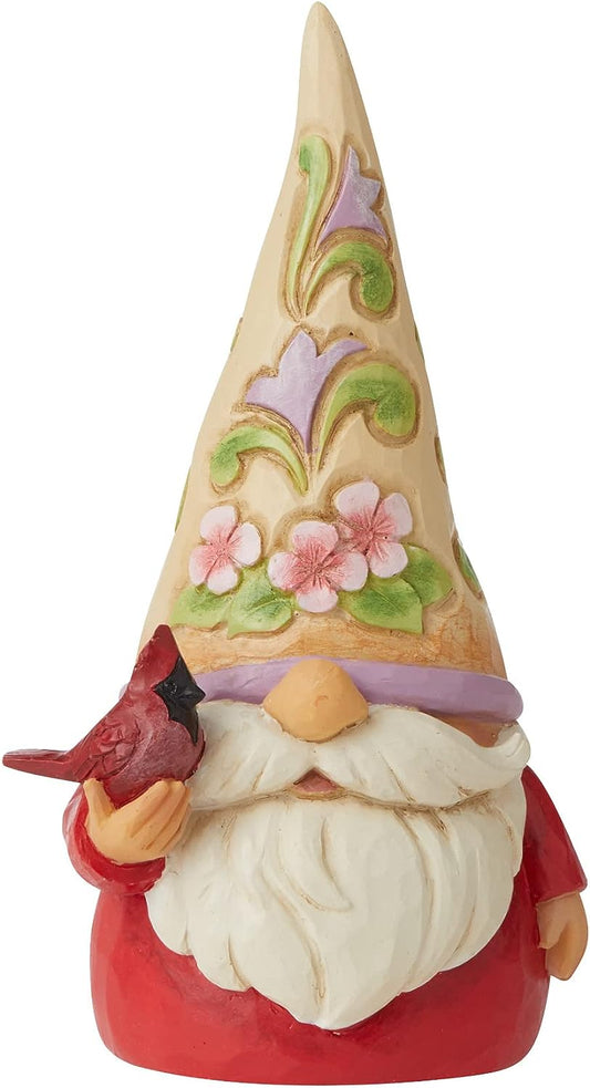 Redbird Beauty - Gnome With Caridnal Figurine