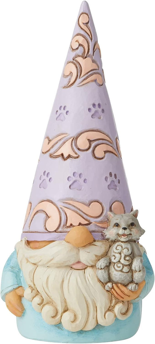 Purr-fect Gnome - Gnome With Cat Figurine