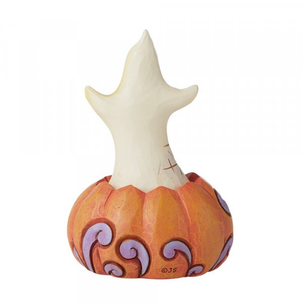 Ghost And Pumpkin Mini Figurine