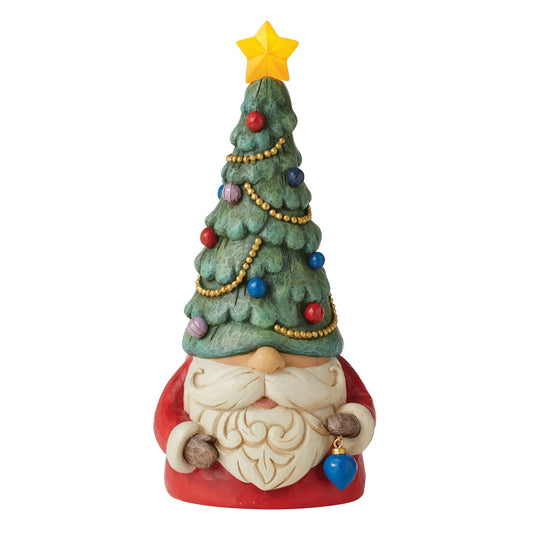 Let Your Joy Shine Bright - Lighted Christmas Tree Gnome Light-up Figurine