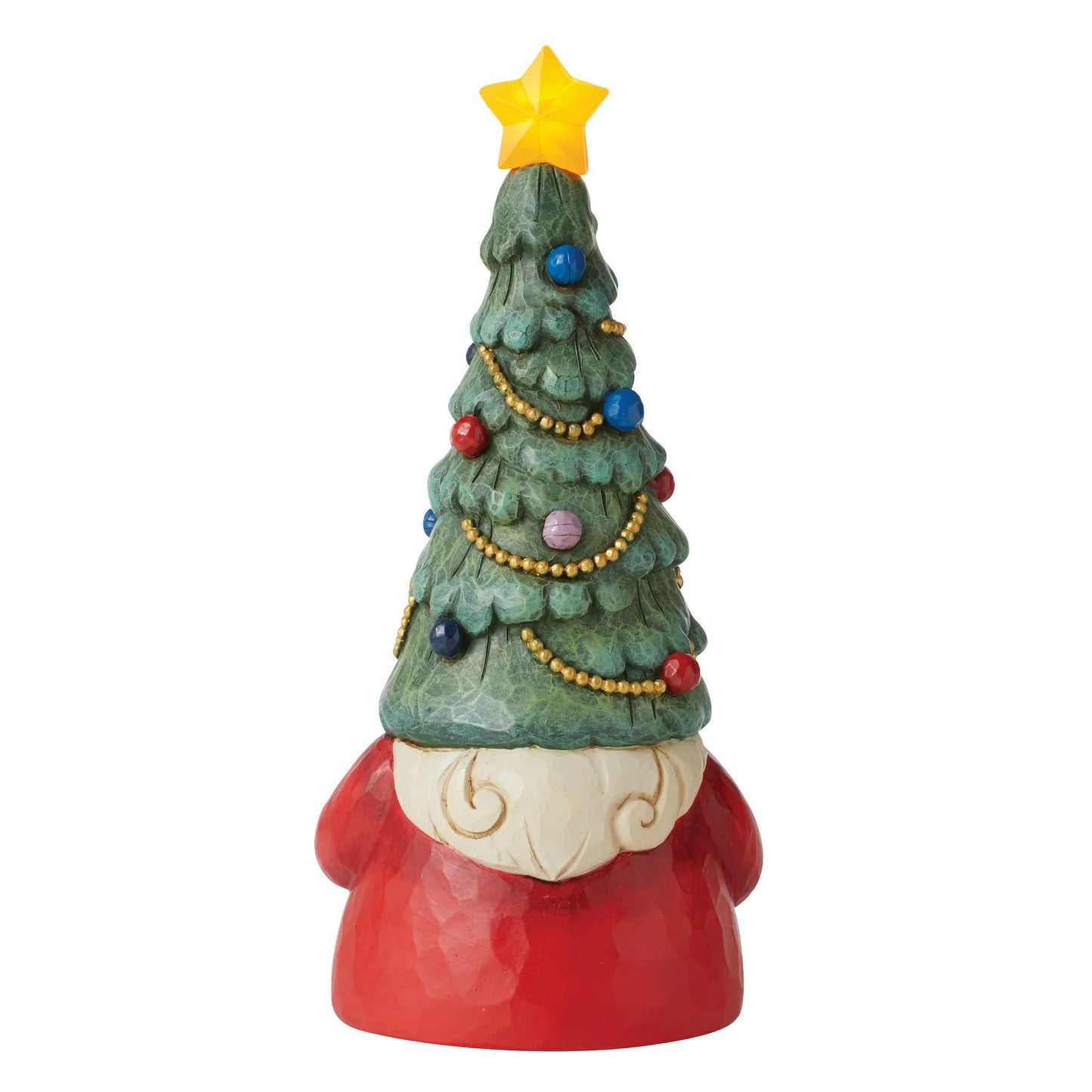 Let Your Joy Shine Bright - Lighted Christmas Tree Gnome Light-up Figurine