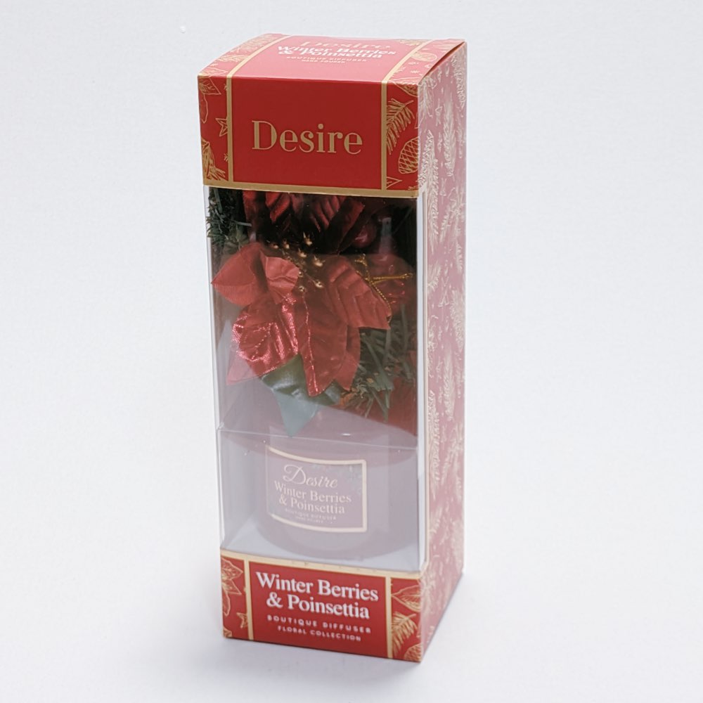 Winter Berries & Poinsettia - Single Diffuser